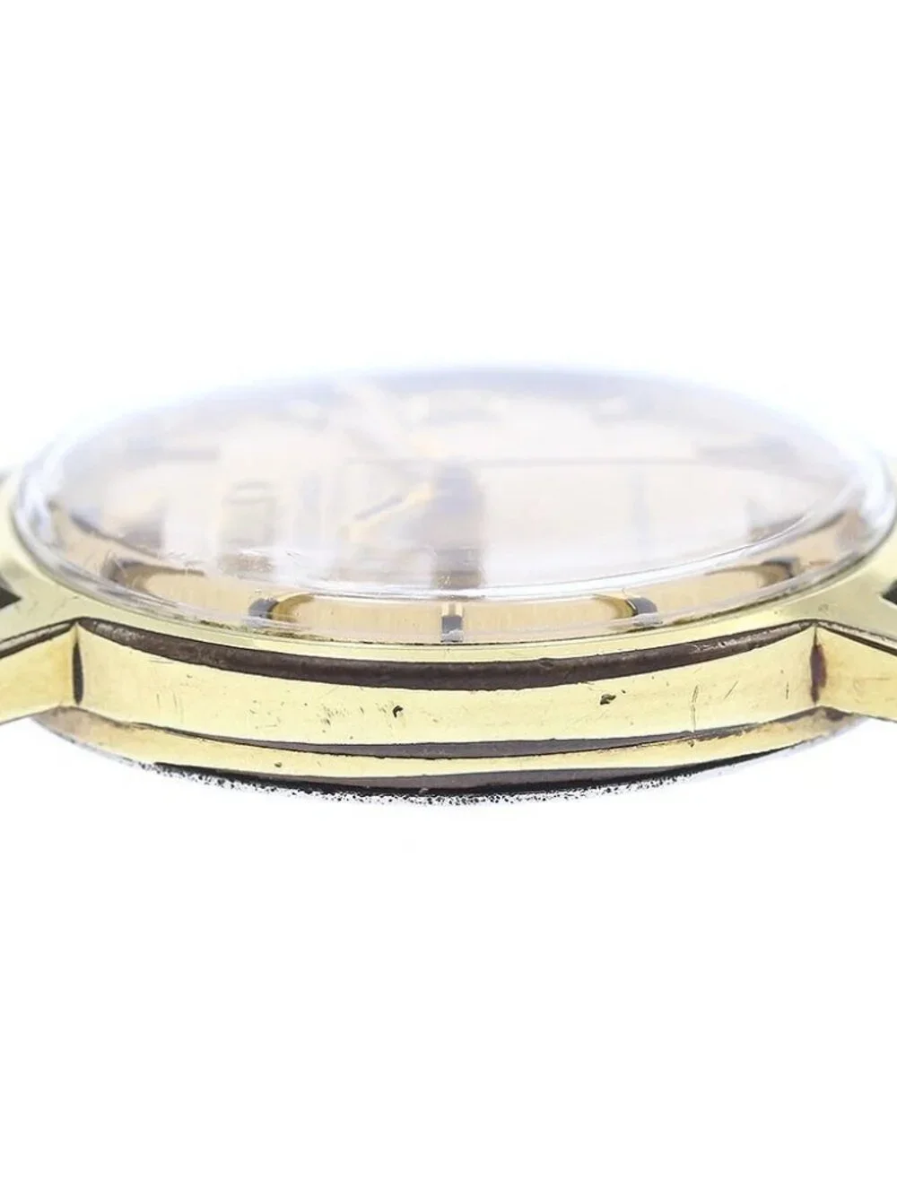 OMEGA Geneve TURLER 166.070 Date cal.565 gold Dial Automatic Men's Watch_958163